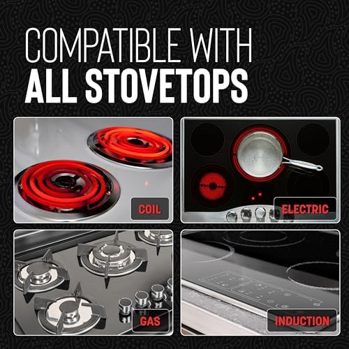 6-Piece Hybrid Pot & Lid Cookware Set, Tri-Clad Stainless Steel & PFAS-Free Ceramic Nonstick, Metal Utensil Safe, All Cooktops & Oven Safe - 6 Pcs Pot + Lids Set - Image 4