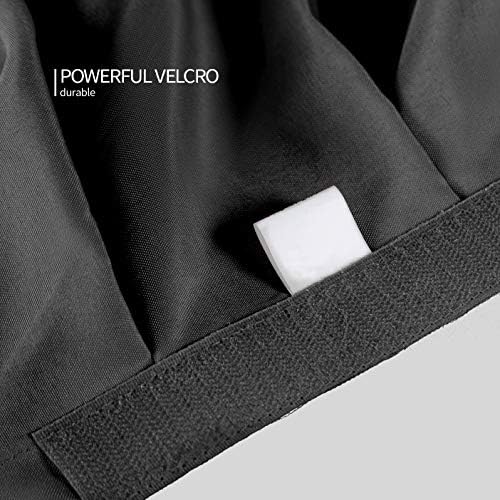 Surmente 2 Pack 14ft Black Table Skirt for 6-8 Foot Rectangle Tables - Image 3