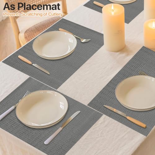 Shelf & Drawer Liner for Kitchen Cabinets Non-Adhesive Grey 12in x 20FT - Image 6