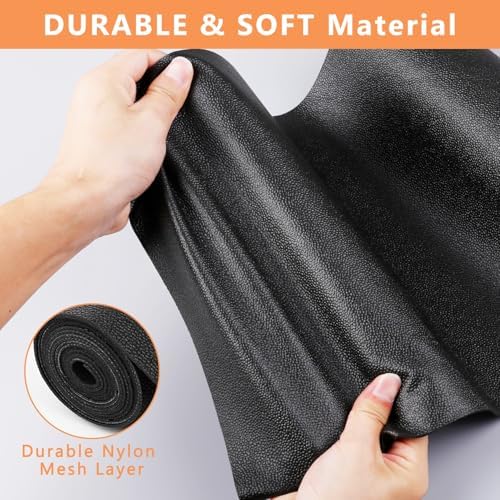 WochiTV Shelf Liner for Cabinets, Drawer Non Adhesive Non Slip Foam Mat for Kitchen, Pantry, Bathroom, Cupboard, Garage, Closet, Shelves, Drawer, Tool Box, Black 13.78 x 78.7 inches - Image 2