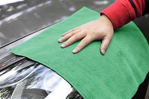 Avalon Towels Microfiber Cleaning Cloths (Value Pack of 36) - Size 16 x 16 Inches, Highly Absorbent Cleaning Rags, Lint Free, Reusable and Washable, Microfiber Towels for Cars - Image 5