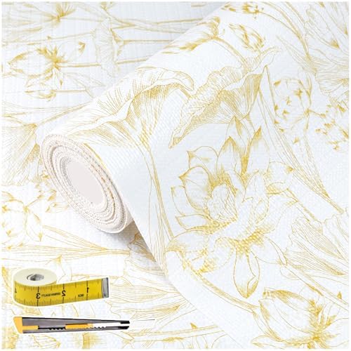 Shelf Liners for Kitchen Cabinets 17in x 30FT, Non Adhesive Cabinet Liner by Kimhan