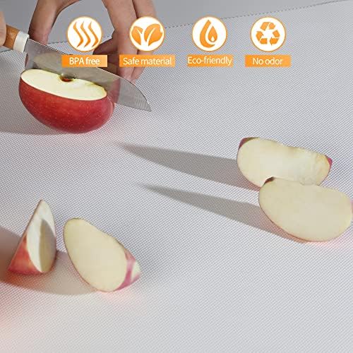 Kitchen Shelf Liner Drawer Liners, Non-Adhesive EVA Cabinet Liners, White - Image 2