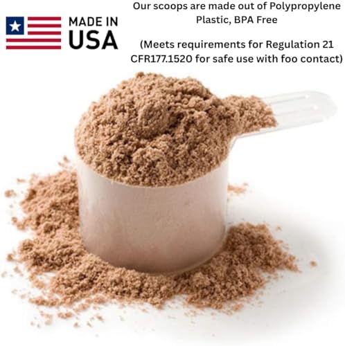 0.625cc Long Handle Measuring Scoop (1/8 Teaspoon/A Pinch / 0.625mL) - Heavy-Duty Plastic Spoon for Powders, Pre-Workout, Supplements, and Spices, 100-Pack - Image 3