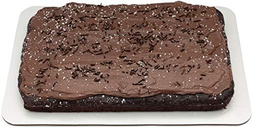 Made in USA Recycled Chocolate Kraft Cake Box & Rectangular Cake Boards (Pack of 5 – Front Loading) - Image 5