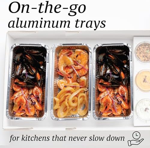 (110 Pack Aluminum Loaf Pans with Lids, Disposable Bread Tins for Baking, Lunch Containers, Single Serve Baking Dishes - Foil Loaf Pans, Aluminum Bread Pans (7.8 x 4.3 x 2 Inches) - Image 5