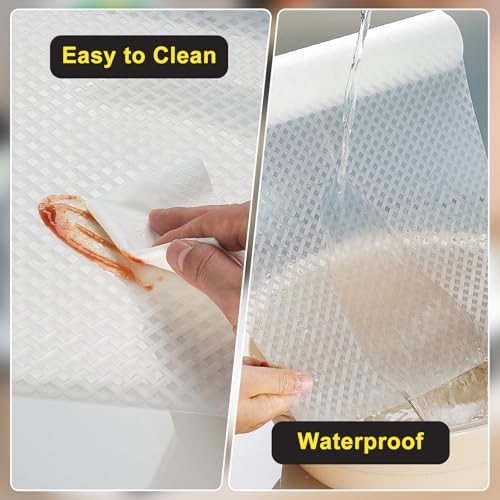 Refrigerator Liner, Waterproof Shelf and Drawer Liners for Kitchen Cabinet - Image 3