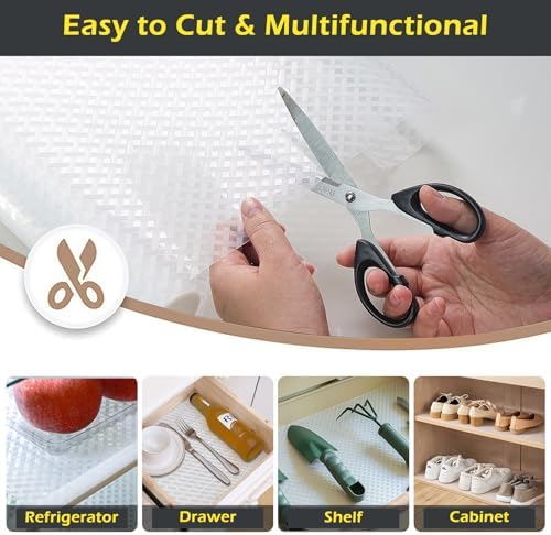 Refrigerator Liner, Waterproof Shelf and Drawer Liners for Kitchen Cabinet - Image 2