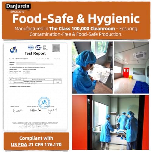 White 5x5 Parchment Squares, 3200pcs Patty & Baking Sheets | Food grade non-stick precut liners for small baking, deli wraps, cupcake trays & air fryer use. Greaseproof, heat resistant. - Image 3