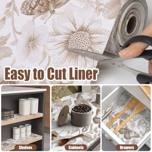 Quttisay Non Adhesive Shelf Liner Drawer & Cabinet Liner 12in x 10ft - Image 4