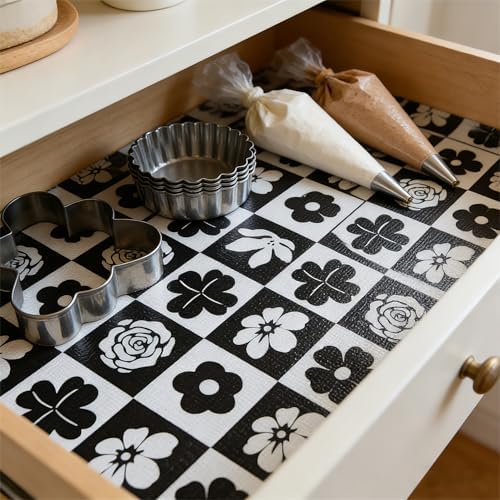 Drawer and Shelf Liner for Kitchen Cabinet,Non Adhesive Anti-Slip - Image 4