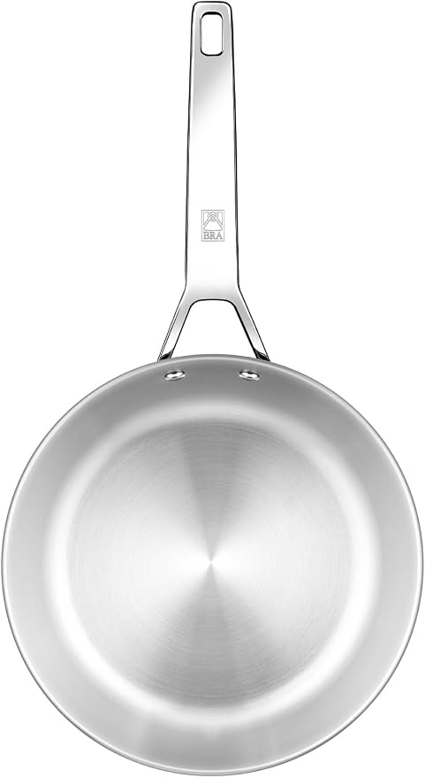 BRA COOKWARE Signature Stainless Steel Deep Fry Pan | 9.5 In High Skillet - Image 10