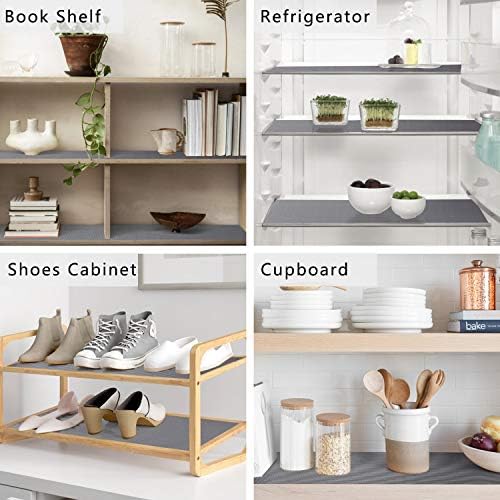 Kitchen Shelf Liner Drawer Liners, Non-Adhesive EVA Cabinet Liners, Gray - Image 7