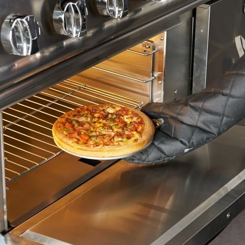 Restaurantware 9 Inch Aluminum Pizza Pan 1 Count Wide Rim Silver Pizza Pan, Heat Conductive Round Pizza Tray, Lightweight Corrosion-Resistant Serving Tray For Restaurant Or Home Use - Image 5