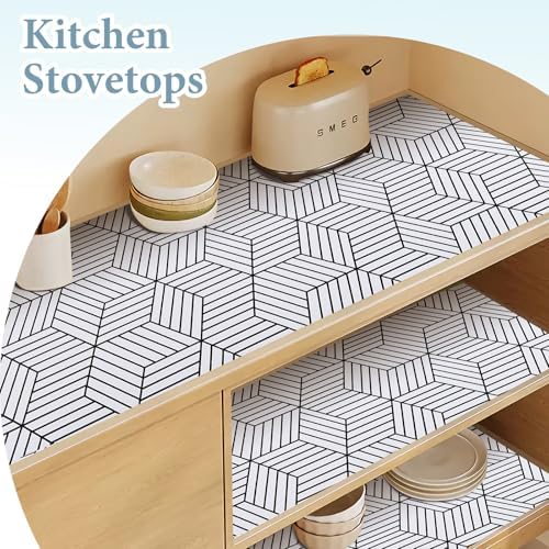 Shelf Liners for Kitchen Cabinets 23.6in x 20FT Non Adhesive Cabinet Liner - Image 4