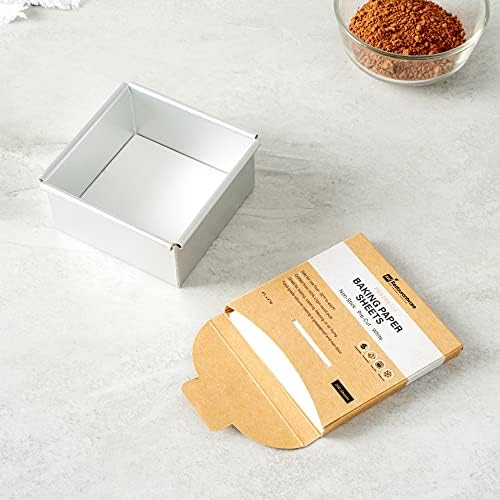 Restaurantware White Paper Parchment Baking Sheet, 4 In, 1000 Pack - Image 4