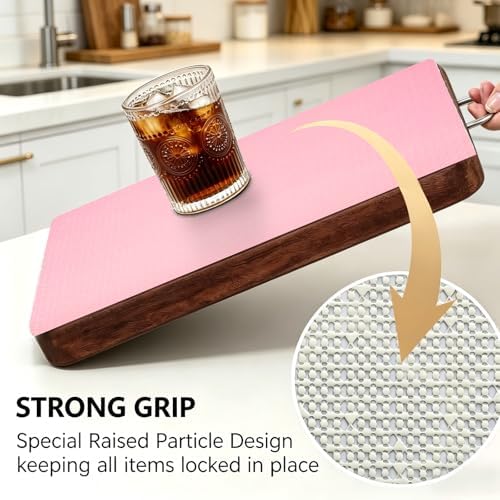 Coavas Shelf and Cabinet Liner, Easy Cut Protective (Pink, 12 in x 20 ft) - Image 5