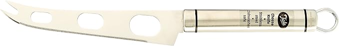 Tala Stainless Steel Cheese Knife, Perfect for Hard and Soft Cheeses. Specially Designed for The Cutting and Serving of Cheeses, Dishwasher Safe. 26.6 x 3.0 x 1.5 cm by Tala