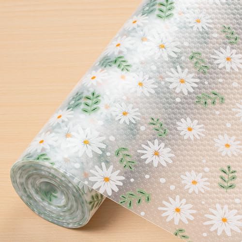 Cooyes Shelf Liner – Premium Non-Adhesive Cabinet & Drawer Liner for Kitchen – Waterproof Shelf Paper with Modern Pattern – Durable EVA Cabinet Mat – Easy to Cut （15" W x 360" L） by Cooyes