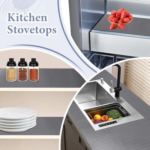 Drawer and Shelf Liner for Kitchen Cabinet: 23.6 in X 30 Ft Non Slip - Image 6