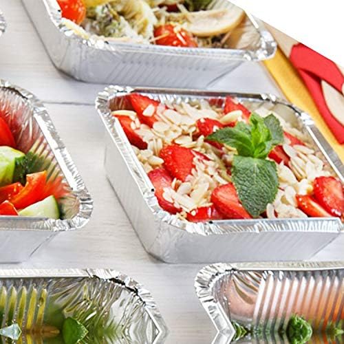 Tiger Chef Aluminum Foil Pans - Disposable Freezer to Oven Safe Containers for Takeout, Baking, Cooking, Storing and Freezing (30, 1 Lb) - Image 6