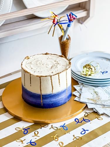 Maritide 14 Inch Cake Board Drums Round, 6-Pack, Gold, Sturdy 1/2” Thick for Heavy Or Multi-Tiered Cakes - Image 2