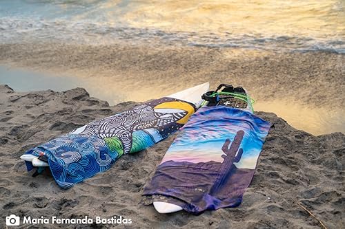 PackTowl Personal Ultralight Microfiber Camping and Travel Towel, Desert Aire Print, Body - Image 4