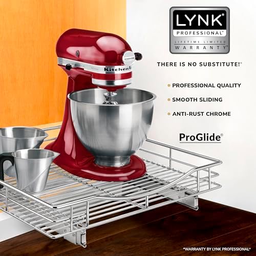 LYNK PROFESSIONAL® Pull Out Cabinet Organizer, Kitchen Slide Out Drawer - Image 2