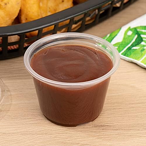 Restaurantware-RW Base 2.5 Ounce Sauce Cups, 2000 Microwave-Safe Condiment Cups - Crack-Resistant, Disposable, Clear Plastic Portion Cup, For Samples, Sauces, Or Toppings, Lids Sold Separately - Image 3
