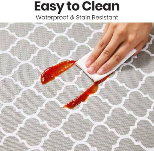 Coavas Shelf and Cabinet Liner, Easy Cut Protective (Gray, 12 in x 10 ft) - Image 4