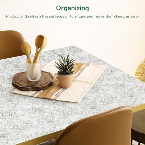 Floral Non-Slip Drawer and Shelf Liner for Kitchen 17.5In x 20FT - Image 7