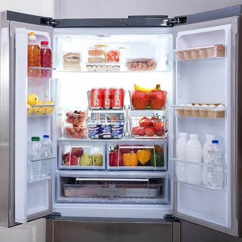 Simple Houseware 2 Tier Basket Drawer Cabinet Pull-Out Organizer, Clear - Image 4