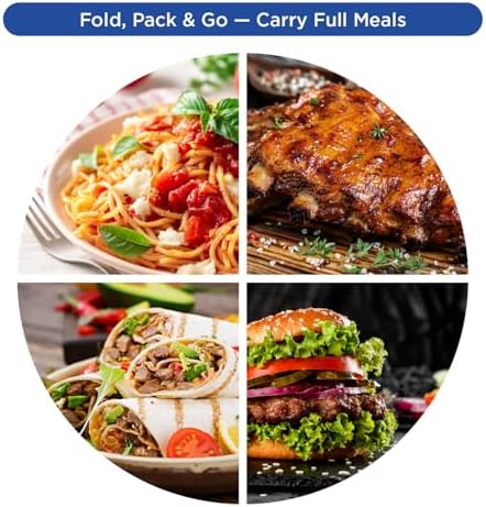 Karat FP-FTG48W 48 fl.oz. 5.9" x 4.6" x 2.4" Fold-to-Go Box #8,.White (Pack of 300) - Image 5