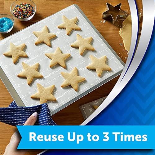 Reynolds Kitchens Cookie Baking Sheets, Pre-Cut Parchment Paper (22 Sheets, Pack of 6) - Image 7