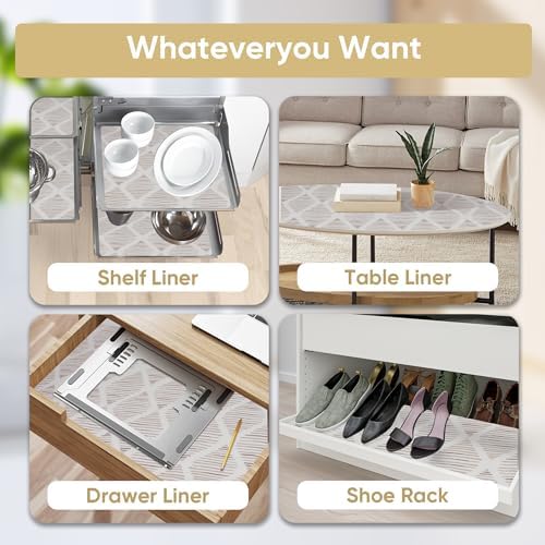 Drawer and Shelf Liner for Kitchen Cabinet, Cupboard, Desks, Pantry, Tool Box Waterproof Non Adhesive Non-Slip Easy to Clean 16in X 360in - Image 4