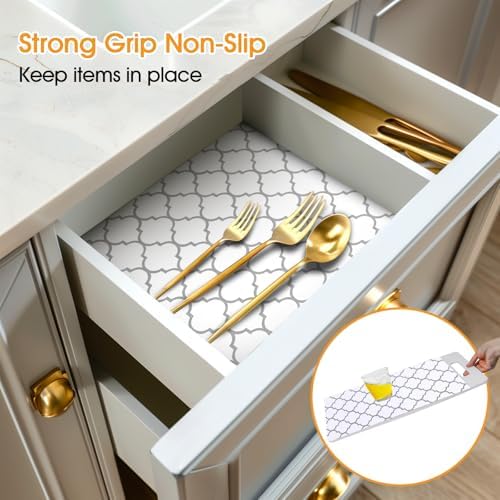 Shelf and Drawer Liner for Kitchen Cabinet Non-Adhesive Non Slip - Image 2
