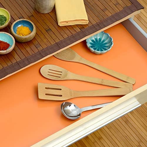 Con-Tact Brand Creative Covering, Self-Adhesive Shelf Liner, Multi-Purpose Vinyl Roll, Easy to Use and Apply, 18'' x 9', Orange - Image 5