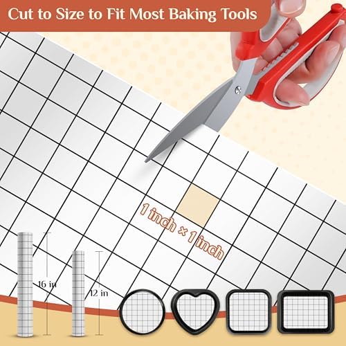 GTJ Silicone Baking Mat Roll, Reusable Baking Sheet Liners, 12 in x 10 ft | Free Cut to Size, Food-Grade, Non-Stick, Non-Slip, For Dough, Pastry, Air Fryer, Freeze Dryer, Oven Pan, Kitchen Counter - Image 2