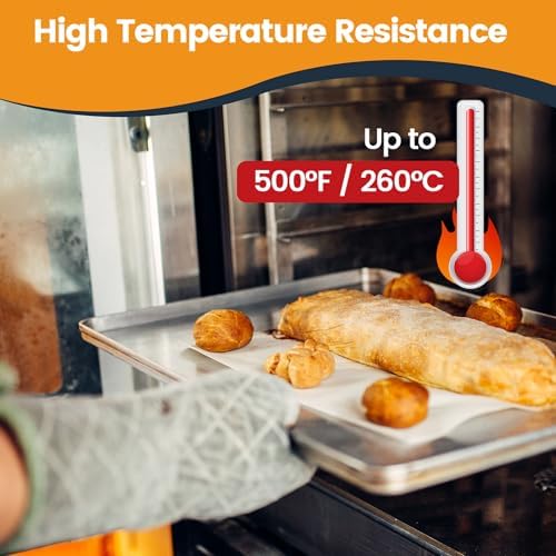 12 Pack Half Size Aluminum Baking Sheet Pan, 18 x 13 in | NSF, Aluminum Commercial Cookie Sheets, Non-Stick, Oven Safe Up to 500℉ - Image 2