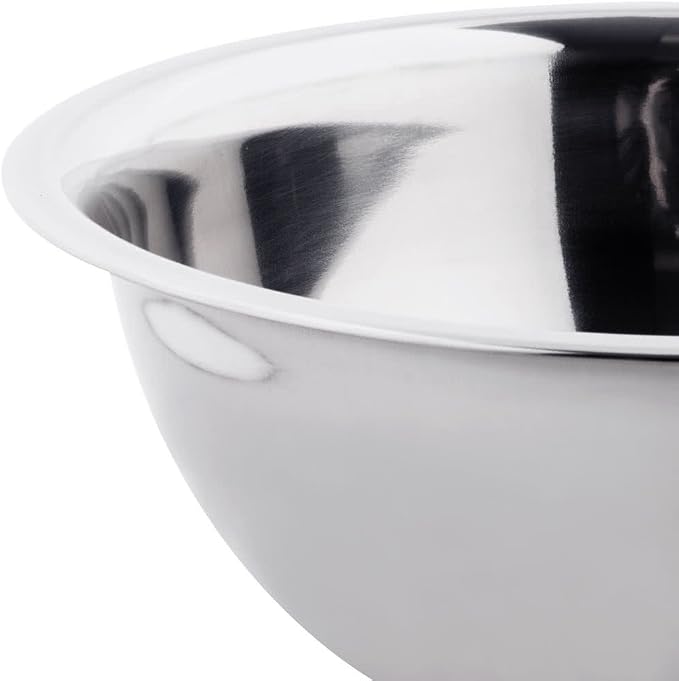 Betolla 3 Quart Stainless Steel Mixing Bowl – Medium Weight Flat Base Prep Bowl with Polished Mirror Finish for Baking, Cooking & Food Prep - Image 4
