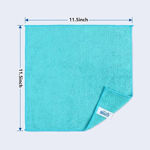HOMEXCEL 100PK Microfiber Cleaning Cloth, Cleaning Rag for Home, 11.5x11.5 - Image 3