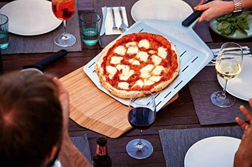 ooni 12" Perforated Pizza Peel Turning Peel 12" Bamboo Serving Pizza Peel - Essesntial Pizza Oven Accessories Bundle - Image 7