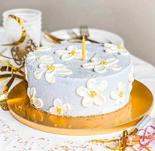 Maritide 14 Inch Cake Board Drums Round, 6-Pack, Gold, Sturdy 1/2” Thick for Heavy Or Multi-Tiered Cakes - Image 4