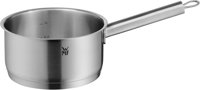 WMF Comfort Line Advantage Saucepan Set - 5-Piece Induction Cooking Pot With Glass Lid, Cromargan Matte Stainless Steel, Scale, Stackable, Uncoated - Image 9