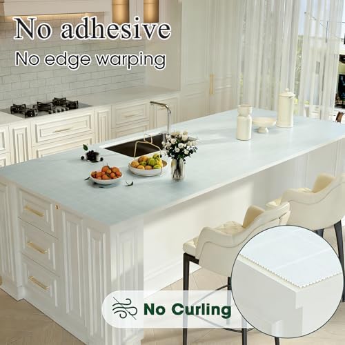 Beautysaid Shelf Liner Non Adhesive Drawer & Cabinet Liner for Kitchen Waterproof Sage Green Shelf Paper for Bathroom & Dress Drawer (12 in x 20 FT) - Image 5