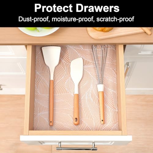 Cooyes Shelf Liner, Non-Adhesive Waterproof Drawer Liner - Image 2