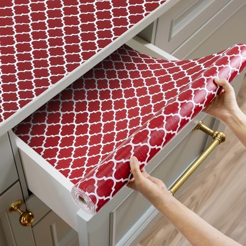 Shelf and Drawer Liner for Kitchen Cabinet Non-Adhesive Non Slip by Shinlendid