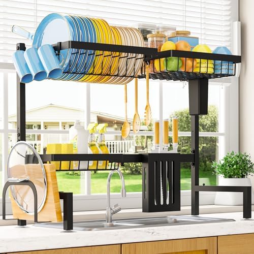 Sakugi Dish Drying Rack Over The Sink, Dish Drainer for Kitchen Counter by Sakugi