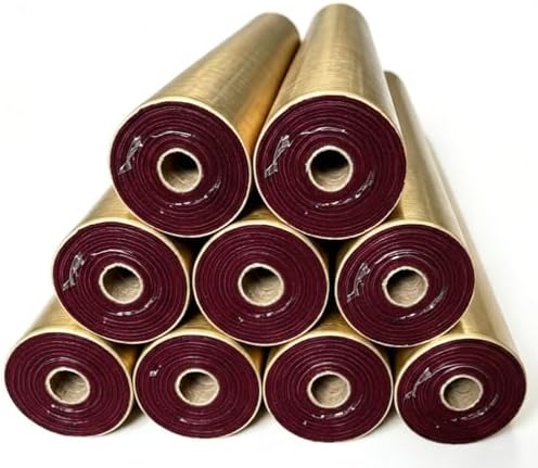 Self Adhesive Sheets Peel and Stick Velvet Flock Soft Velvet Drawer Liner DIY Fabric Felt Liner Sticker Decal for Drawers Jewelry Box Felt Lining Arts and Crafts 14" W x 197" L Wine Red - Image 6