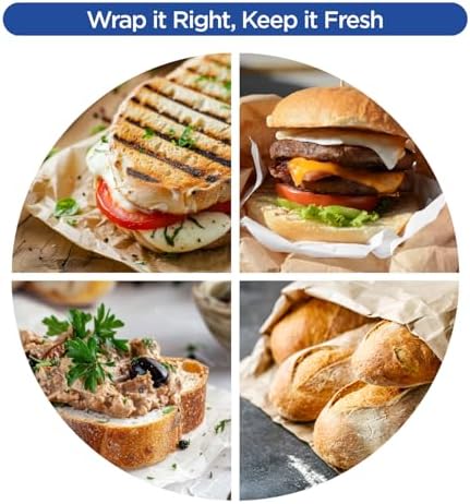 Karat [4,000 ct] 14"x14" Deli Paper Sheets | White Grease-Resistant Wrapping Paper | Ideal for Medium-Sized Sandwiches, Pastries, and Meal Baskets - Image 7